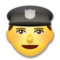 Police Officer emoji on LG
